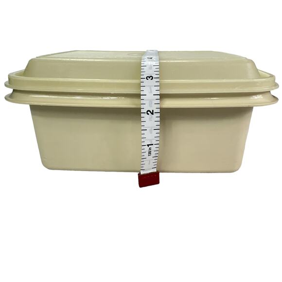 Tupperware Other - Tupperware Vintage Almond Ice Cream Keeper and Translucent Lid #2